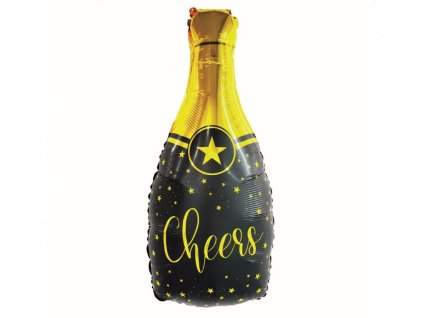 Balon foliowy - Cheers, czarny