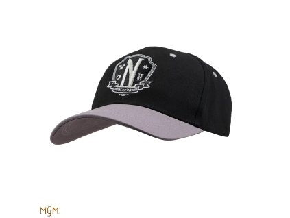 Šiltovka - Wednesday, Nevermore sivá