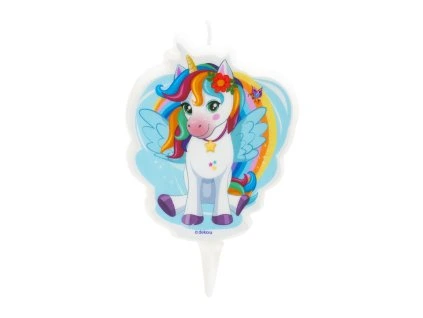 Sviečka na tortu - Jednorožec