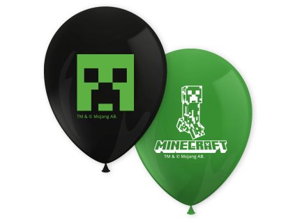 89421 balonova kytica minecraft 8 ks