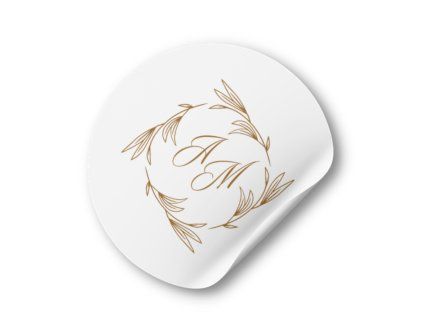 Nálepka - Golden Exquisite