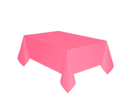 Obrus różowy papierowy 137 x 274 cm
