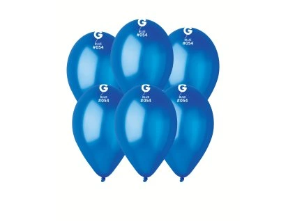 Balón metalický - Modrý 26 cm 100 ks