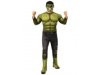 Pánsky kostým - Hulk Deluxe Avg4 (Rozmiar - dorosły STD)
