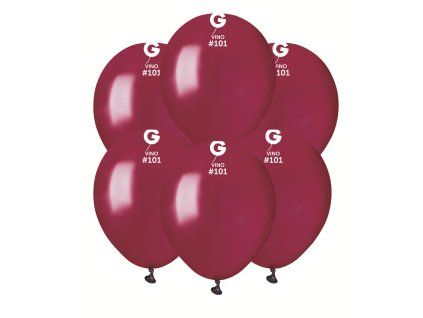 Balónik pastelový - víno 100 ks 13 cm