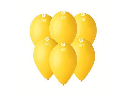 Balón pastelový - Žltý 30 cm 100 ks