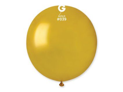 Balón pastelový zlatý 48 cm 100 ks