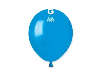 Balónik - metalický modrý 13 cm 100 ks