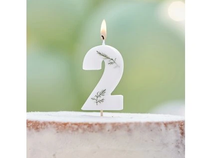 Narodeninová sviečka 2 - Nature