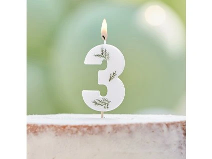Narodeninová sviečka 3 - Nature
