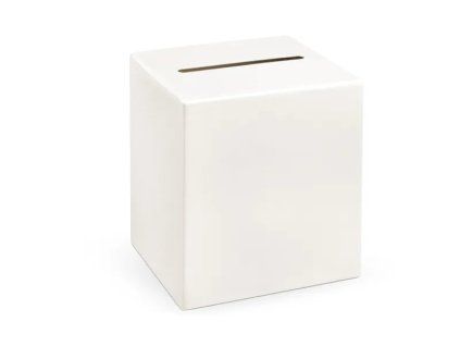 Svadobná krabička na obálky - Krémová