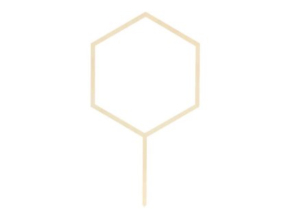 91896 dreveny zapich na tortu sestuholnik