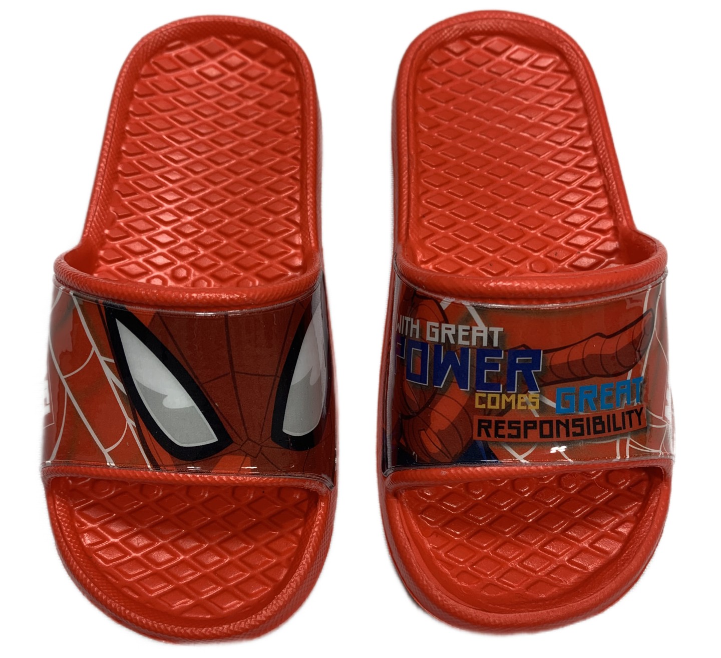 Boys' flip-flops - Spiderman red Footwear: 30/31