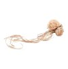 bunch of 3 rose tan roses 16cm x 10cm x 70cm