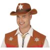 Brązowy kapelusz szeryfa