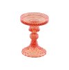 tangerine glass candleholder macarena small size dia 8 8cm x 11 8cm