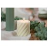 Sviečka špirála - Ivory 7 x 7,5 cm