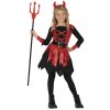 Detský kostým - Diablica (Rozmiar - dzieci S: 101-109 cm)