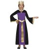 Detský kostým - Fialová kráľovná (Rozmiar - dzieci S: 101-109 cm)