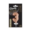 99580 2 foliovy balonik na tortu cislo 3 ruzovo zlaty