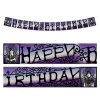 paper garland happy birthday wednesday 200cm x 18 5cm ht