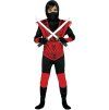 Detský chlapčenský kostým - Ninja červený