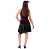 Velvet Flapper Costume for Women (Veľkosť - dospelý XS)