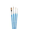 884955033197 W&N COTMAN WATER COLOURS BRUSH SHORT HANDLE 4PK [CLOSE UP]