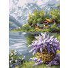 Maľovanie podľa čísel - Levanduľový košík art_selena_ua 30 x 40 cm