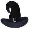 108742 3 doplnok ku kostymu zamatovy carodejnicky klobuk