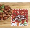 109138 3 papierove servitky merry christmas 20 ks 16 5 x 16 5 cm