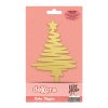 354168 CAKE TOPPER ARBOL NAVIDAD ORO 16.58CM 3