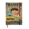 Zápisník s pevnou väzbou Luffy Wanted – One Piece