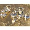 Diamantové konfety priehľadné 20mm