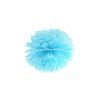 Pompom v tvare modrého kvetu 25 cm