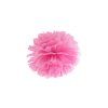 Pompom v tvare kvetu ružový 25 cm