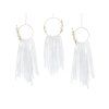 Dekorácia biela - lapač snov 3 ks