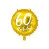 Fóliový balón - 60tka (zlatý) 45 cm