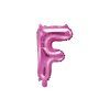 Fóliový balón Mini - Písmeno F 35 cm ružový