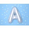 Fóliový balón Mini - Písmeno A 35cm strieborný