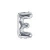 Fóliový balón Mini - Písmeno E 35cm strieborný