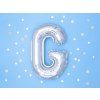 Fóliový balón Mini - Písmeno G 35cm strieborný