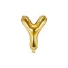 Fóliový balón Mini - Písmeno Y 35cm zlatý
