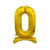 Samostojaci fóliový balón 0 zlatý 74 cm