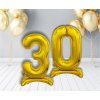 Samostojaci fóliový balón 3 zlatý 74 cm