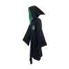 93562 Slytherin Long Length Robe Kids Black Logo Embroidered on Chest SIDE
