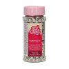 Cukrové guličky Soft Pearls - Metalické strieborné 55 g