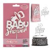 57456 3 topper na torty baby shower 16 x 10 cm