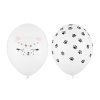 Latexový balón - mačka a labky 30 cm