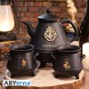 harry potter teapot with hogwarts cauldrons set